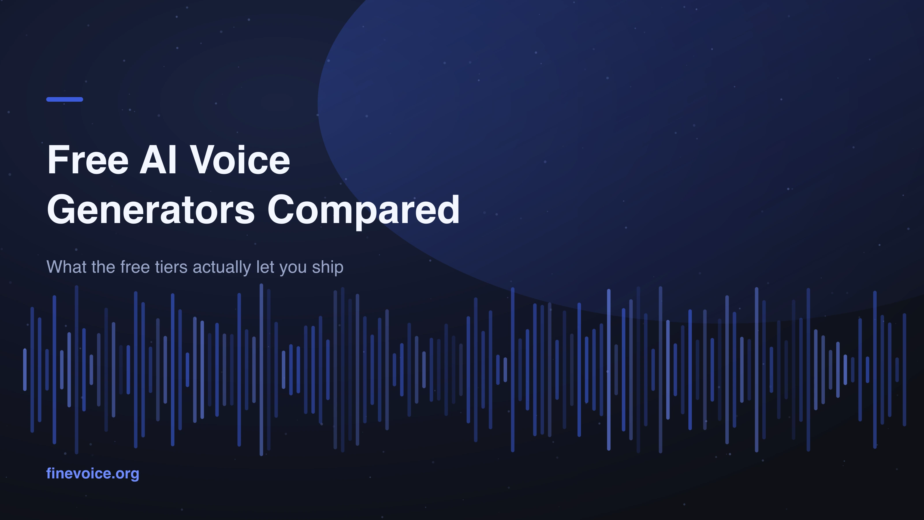 Free AI Voice Generator: Finish One Correction Before Comparing